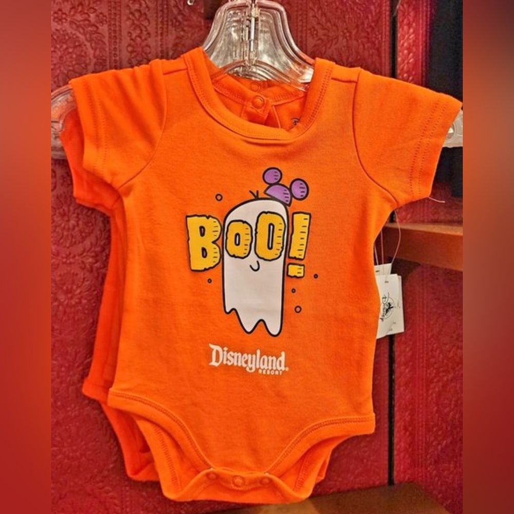 🎃 Disneyland 2022 Halloween “Boo” Ghost Baby Onesie (12-18M)